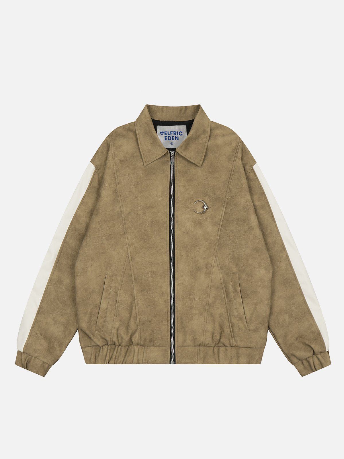 Aelfric Eden Texture Patchwork Faux Leather Jacket sold by Aelfric Eden product image thumbnail 2