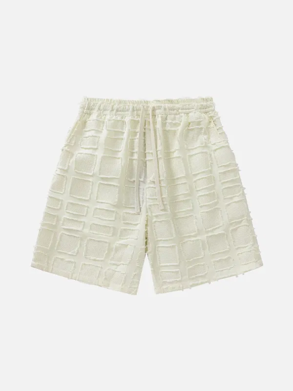 Aelfric Eden Fringe Plaid Shorts sold by Aelfric Eden