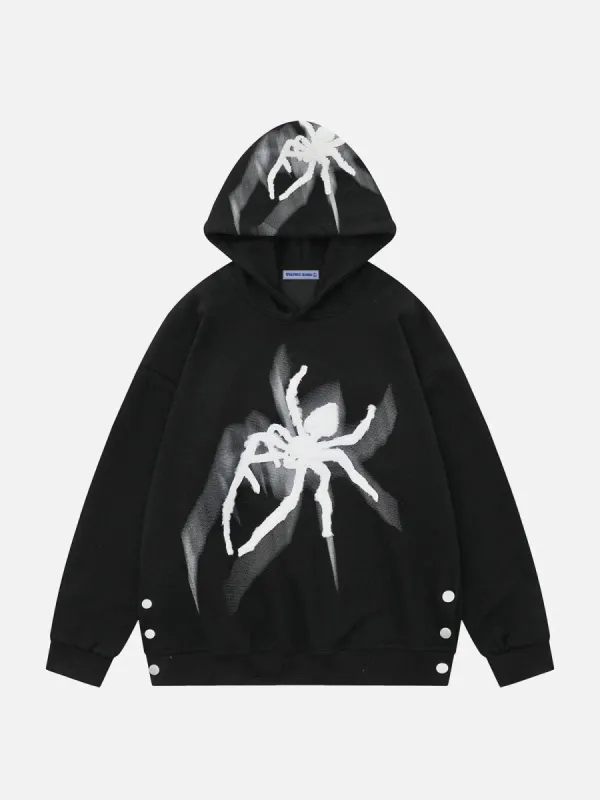 Aelfric Eden Spider Towel Embroidery Hoodie sold by Aelfric Eden
