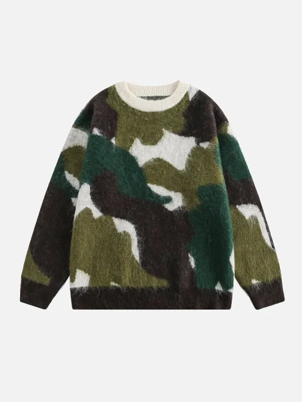 Aelfric Eden Camouflage Wool Blend Sweater sold by Aelfric Eden