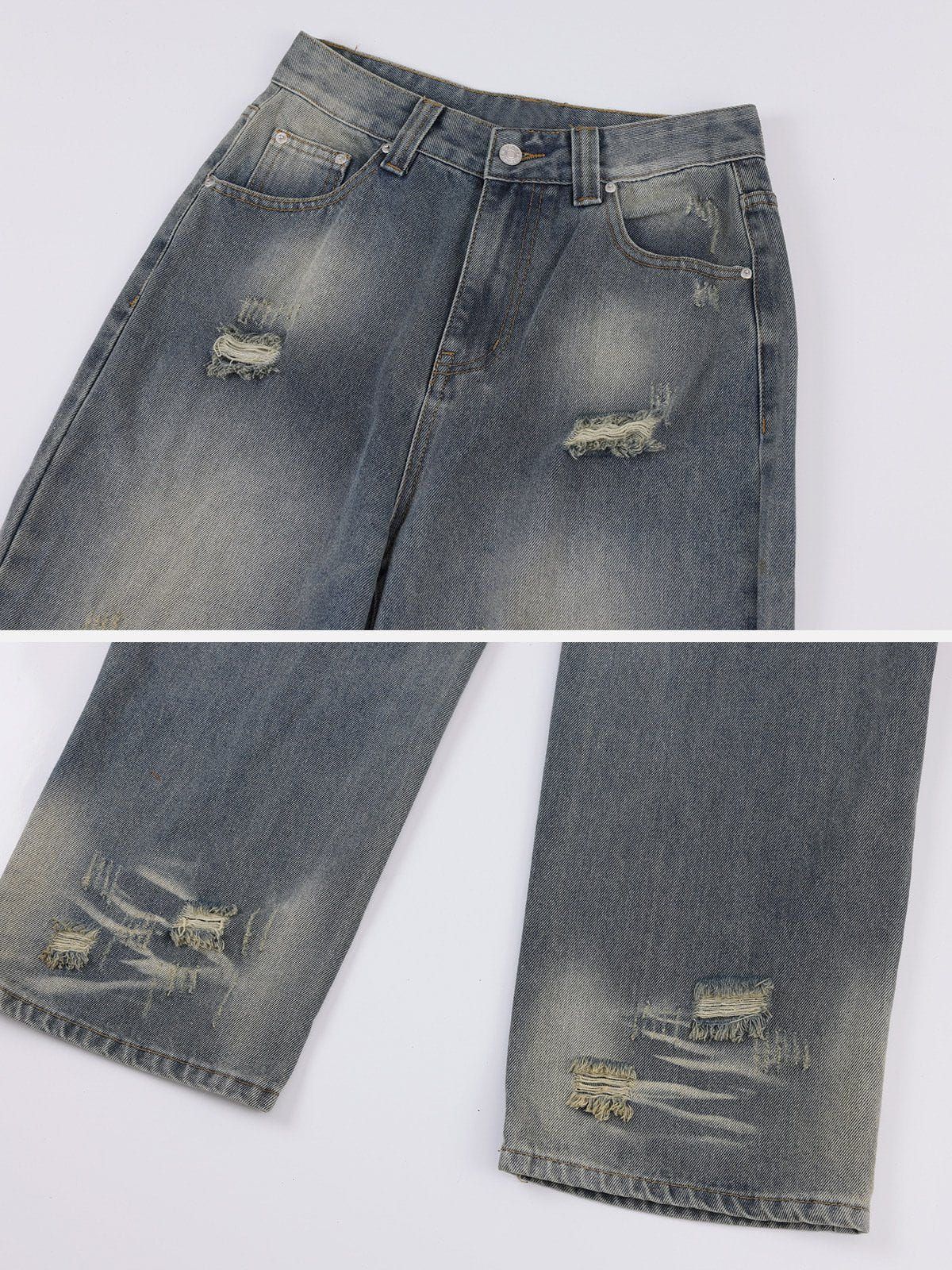 Aelfric Eden Distressed Washed Jeans sold by Aelfric Eden product image thumbnail 3