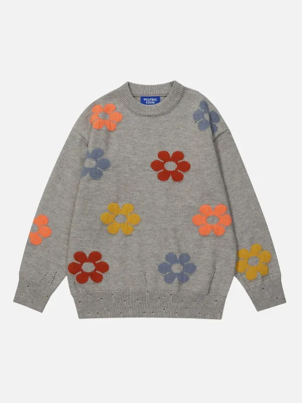 Aelfric Eden Flower Ripped Sweater sold by Aelfric Eden