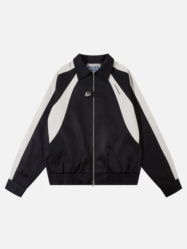 Aelfric Eden Patchwork Design Bomber Jacket sold by Aelfric Eden