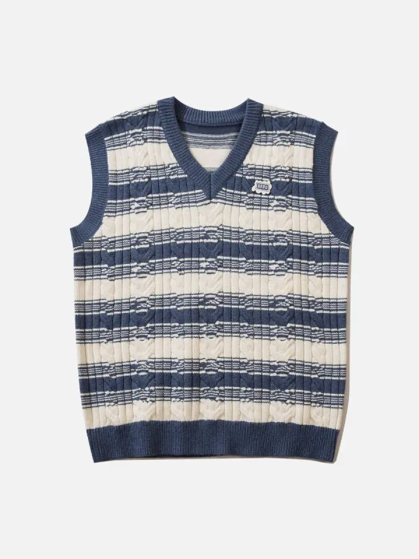 Aelfric Eden Colorblock Stripe Sweater Vest sold by Aelfric Eden