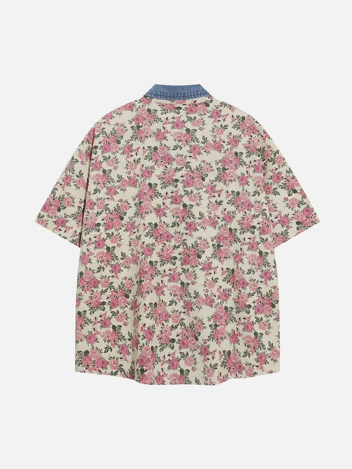 Aelfric Eden Flower Corduroy Short Sleeve Shirt sold by Aelfric Eden product image thumbnail 2