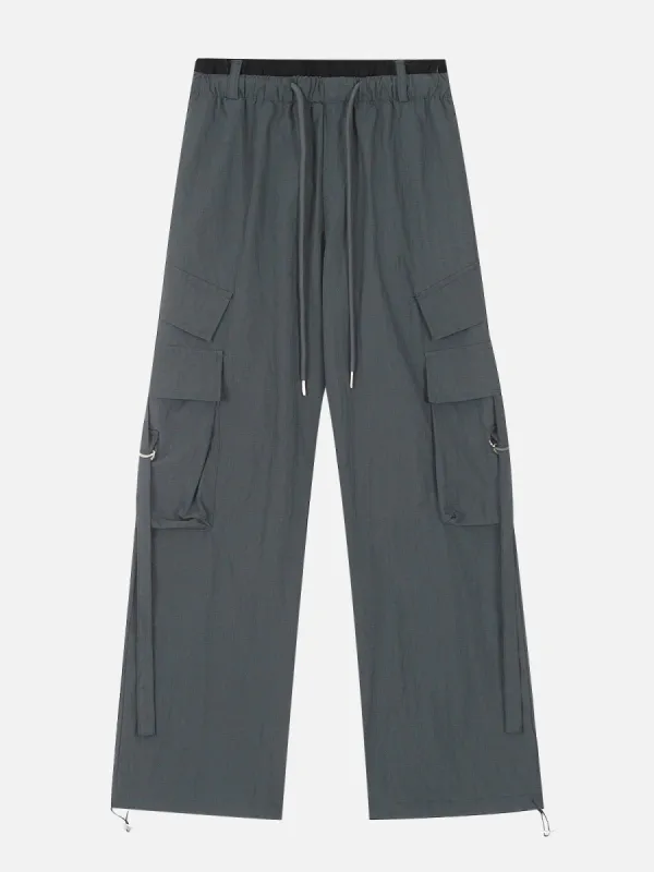 Aelfric Eden Color Blocking Waist Cargo Pants sold by Aelfric Eden