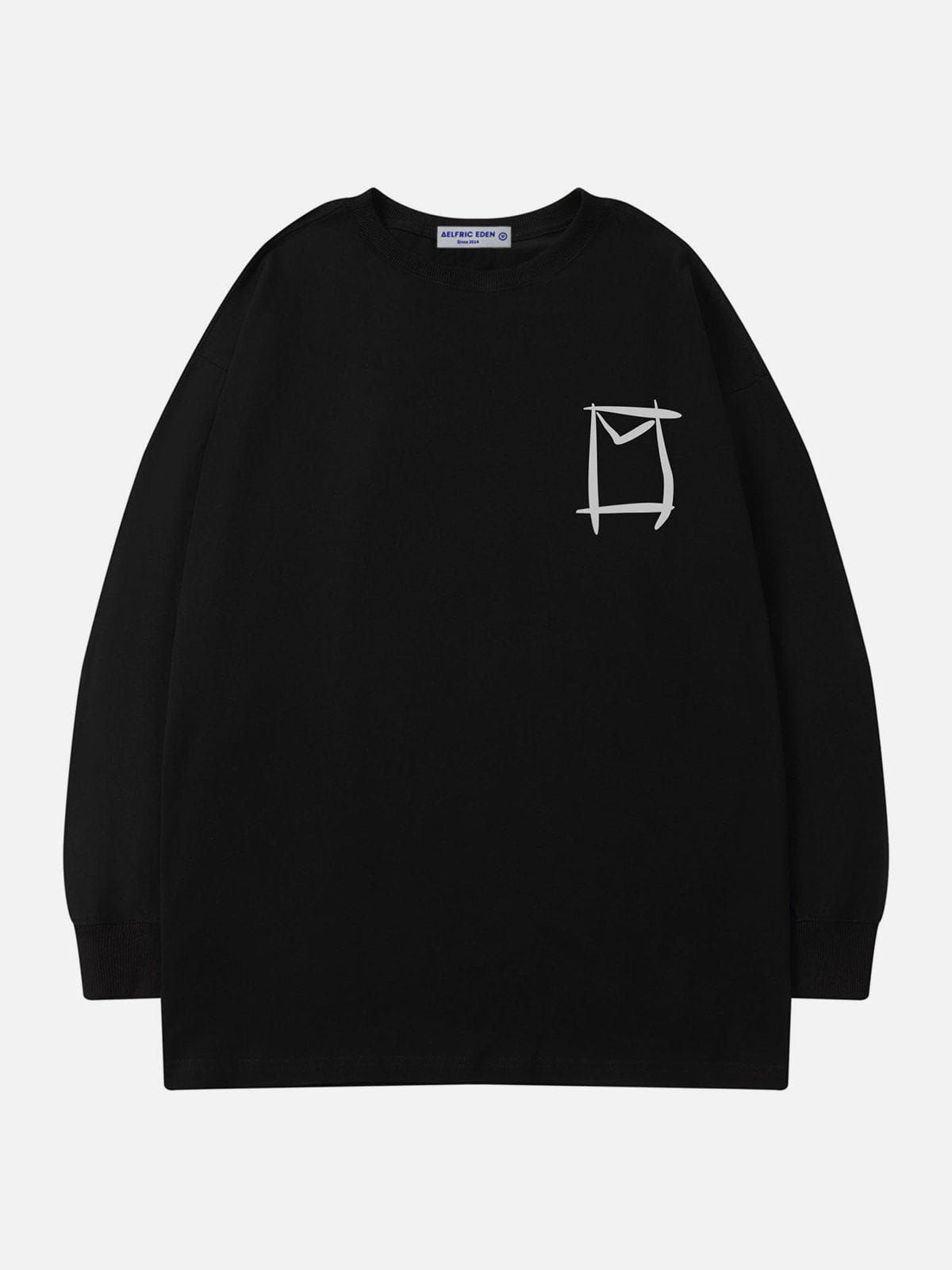 Aelfric Eden Sketch Print Sweatshirt sold by Aelfric Eden product image thumbnail 5