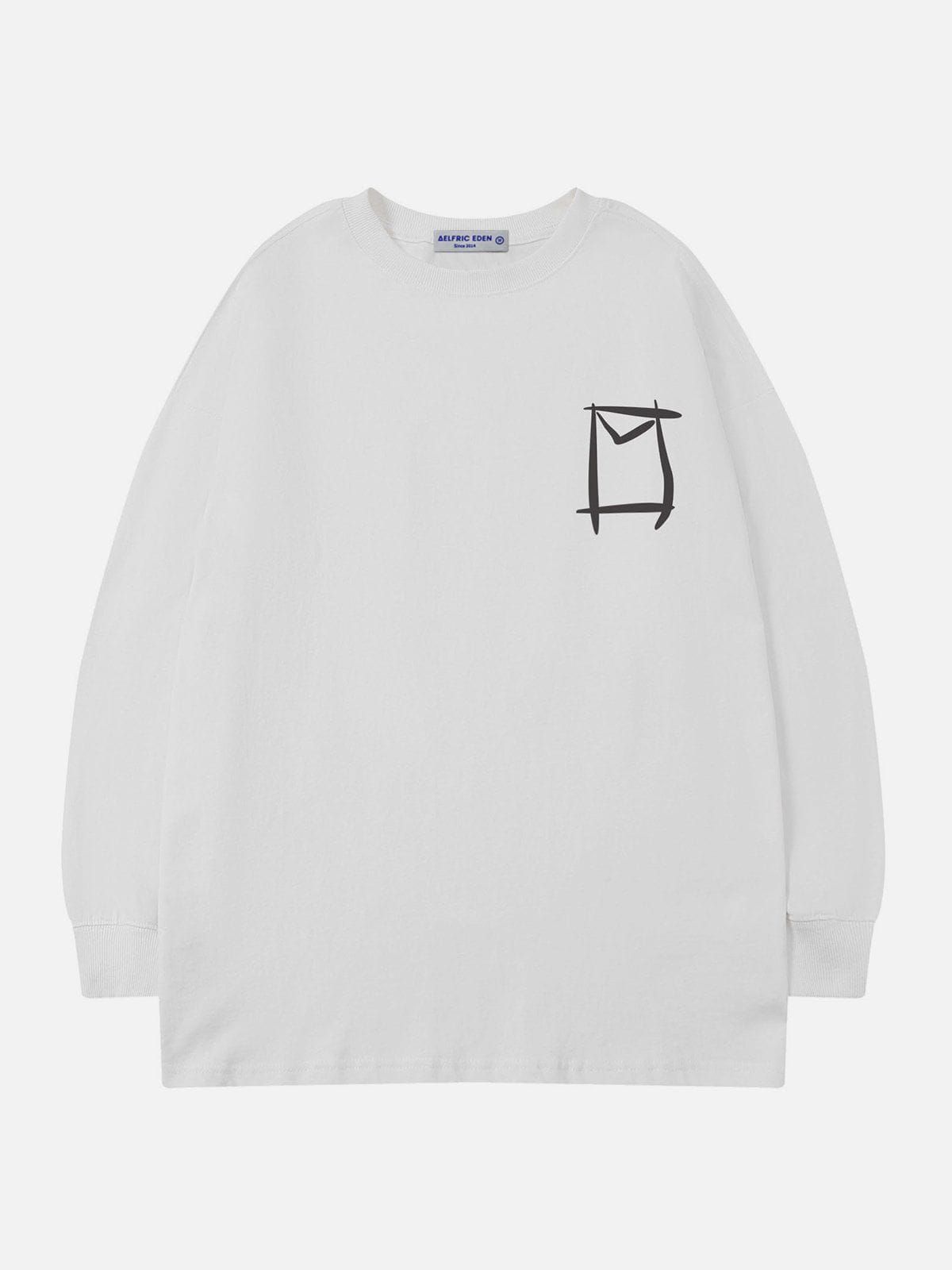 Aelfric Eden Sketch Print Sweatshirt sold by Aelfric Eden product image thumbnail 2