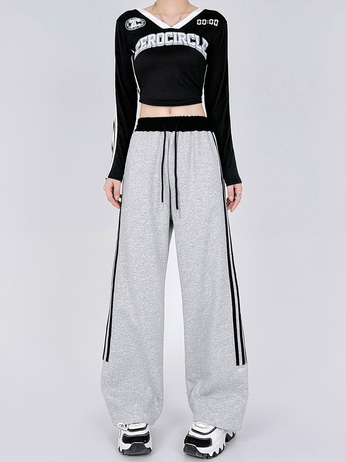 Aelfric Eden Stripes Drawstring Sweatpants sold by Aelfric Eden product image thumbnail 2