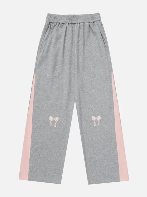 Aelfric Eden Embroidery Bow Tie Sweatpants sold by Aelfric Eden