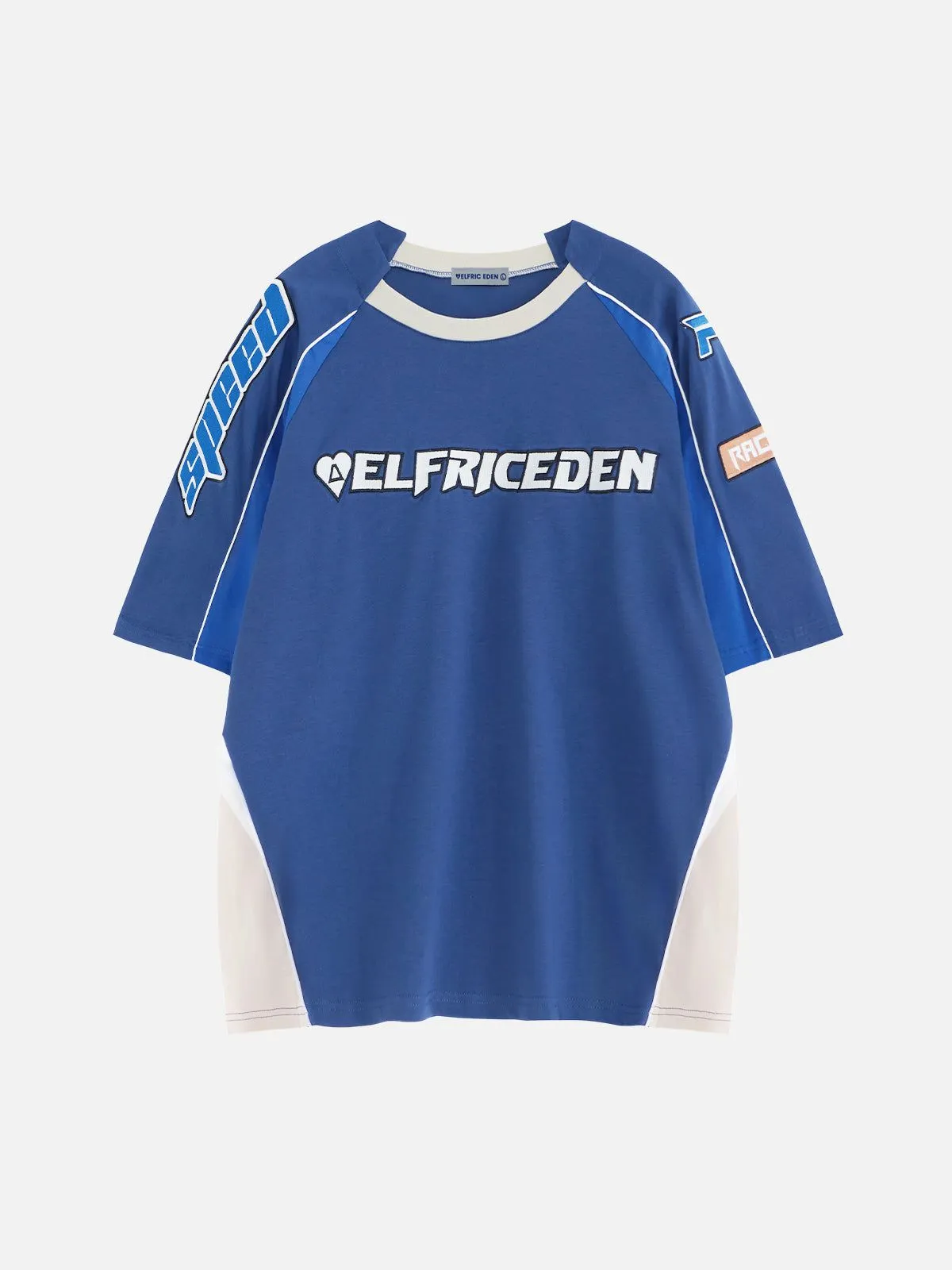 Aelfric Eden Embroidery Racing Tee | Parallel