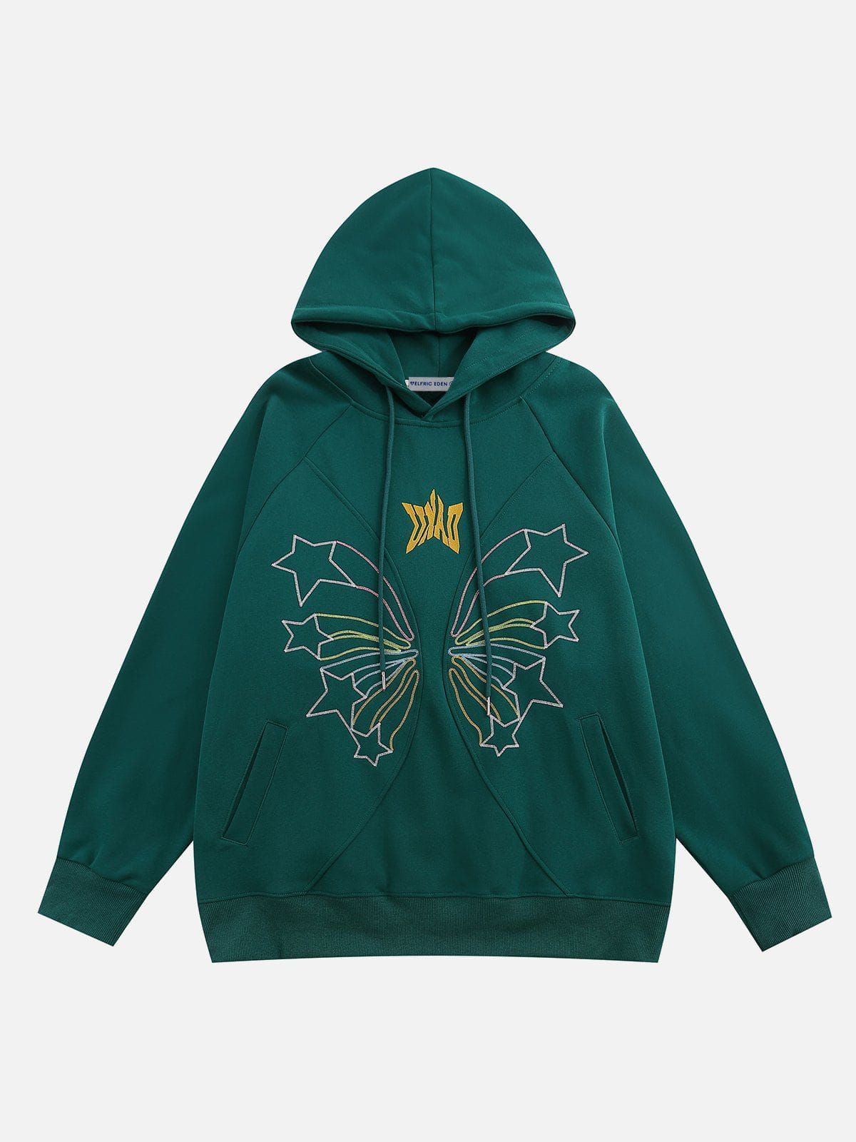 Aelfric Eden Embroidery Creative Pattern Hoodie sold by Aelfric Eden product image thumbnail 3