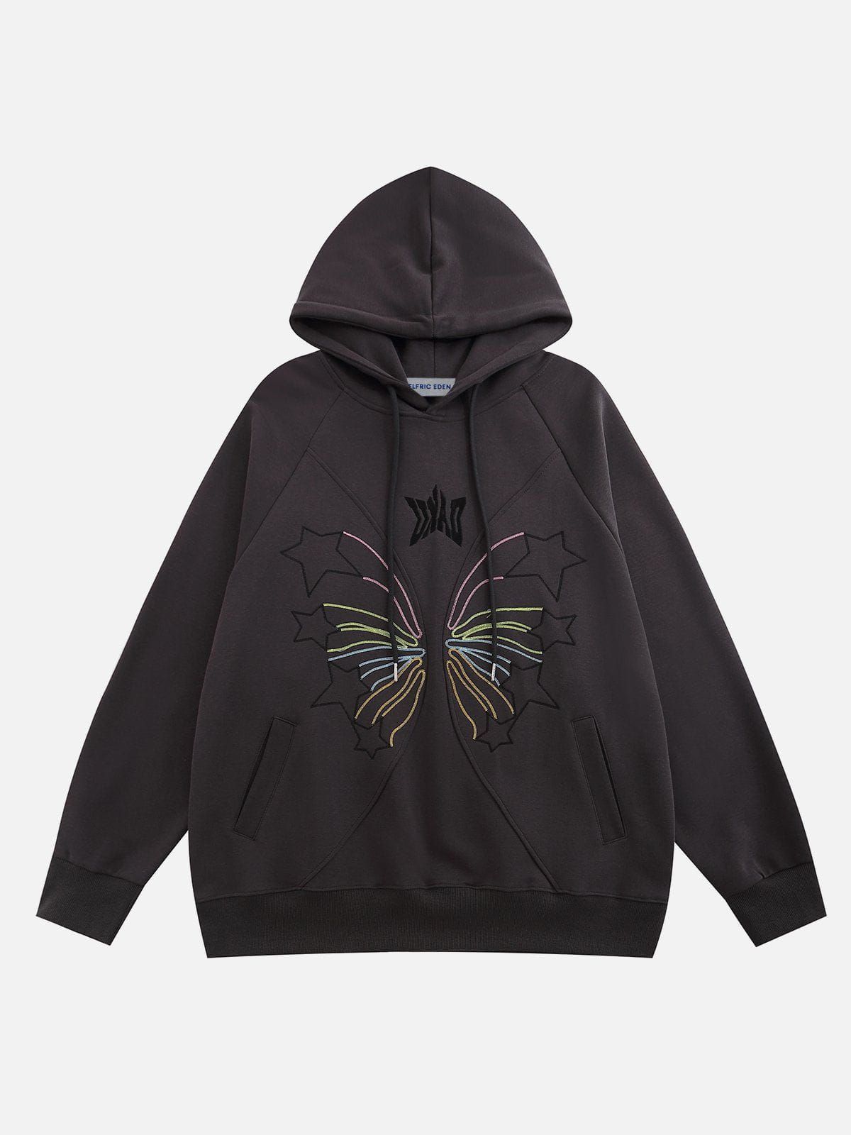 Aelfric Eden Embroidery Creative Pattern Hoodie sold by Aelfric Eden