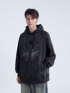 Aelfric Eden Embroidery Creative Pattern Hoodie sold by Aelfric Eden