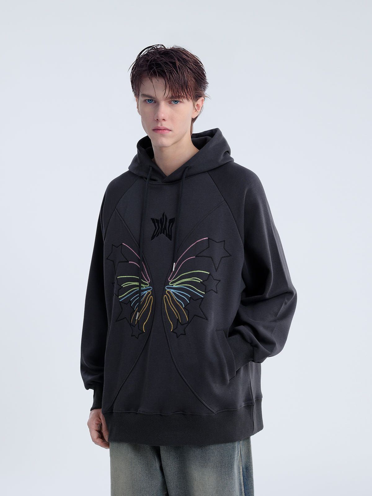 Aelfric Eden Embroidery Creative Pattern Hoodie sold by Aelfric Eden product image thumbnail 2