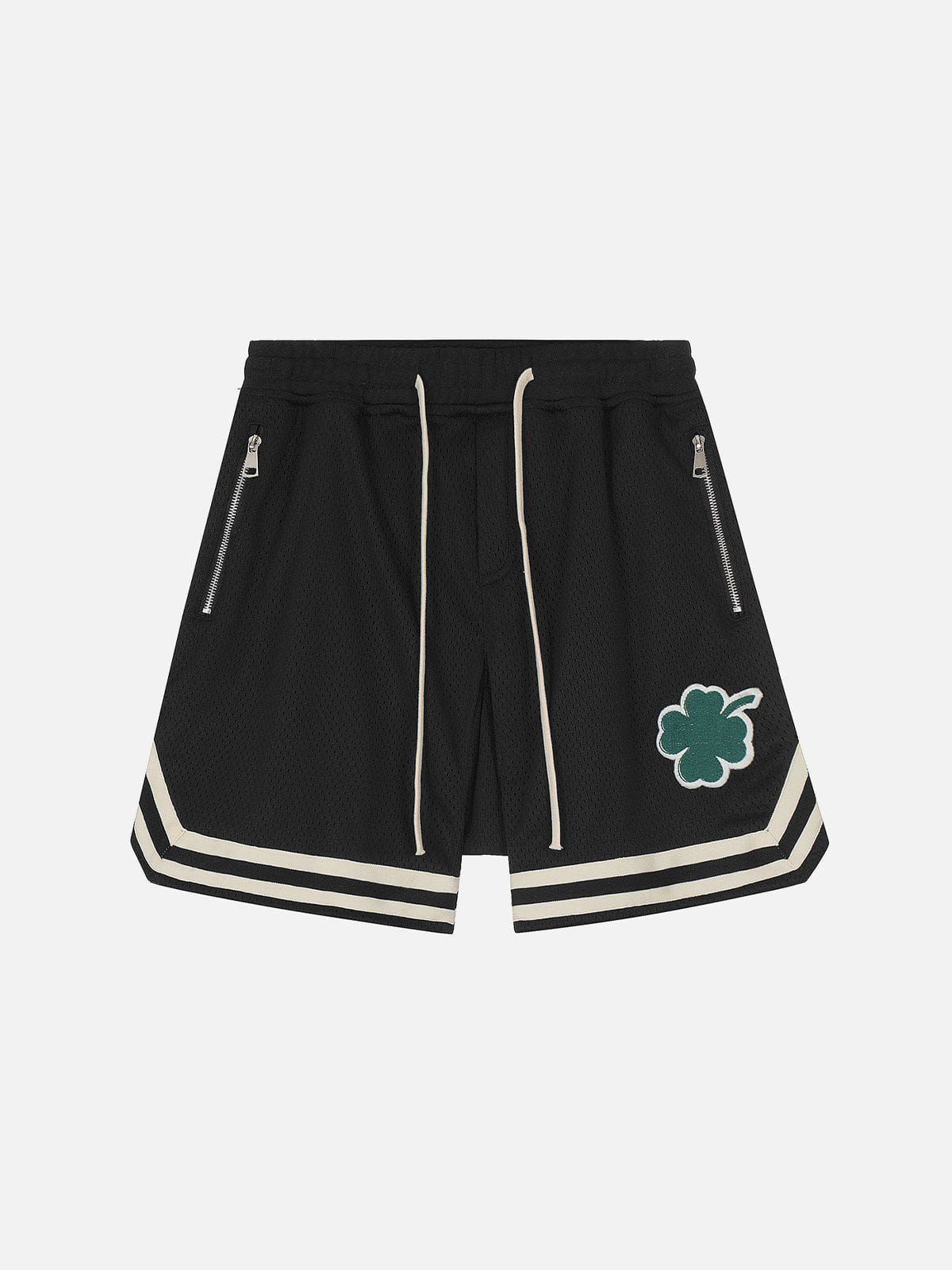 Aelfric Eden Embroidered Four-leaf Clover Shorts sold by Aelfric Eden