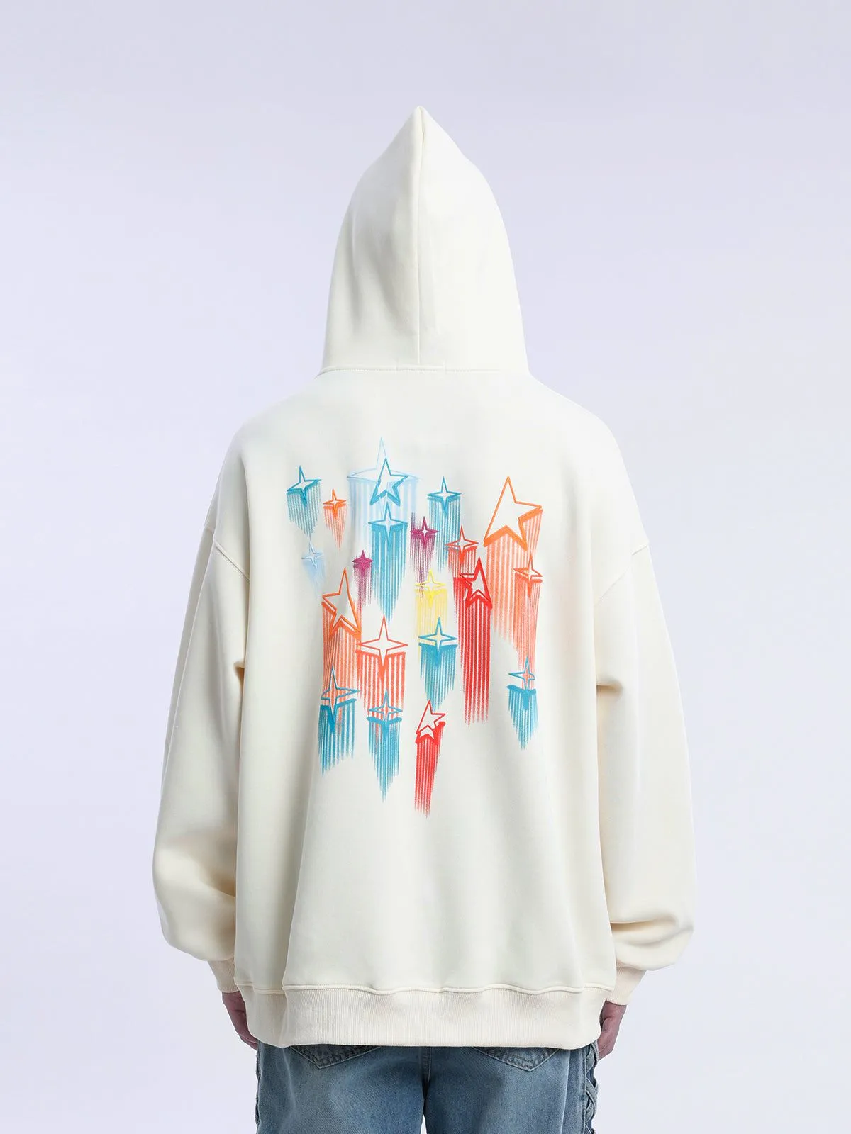 Aelfric Eden Star Embroidery Graffiti Pullover Hoodie sold by Aelfric Eden product image thumbnail 5