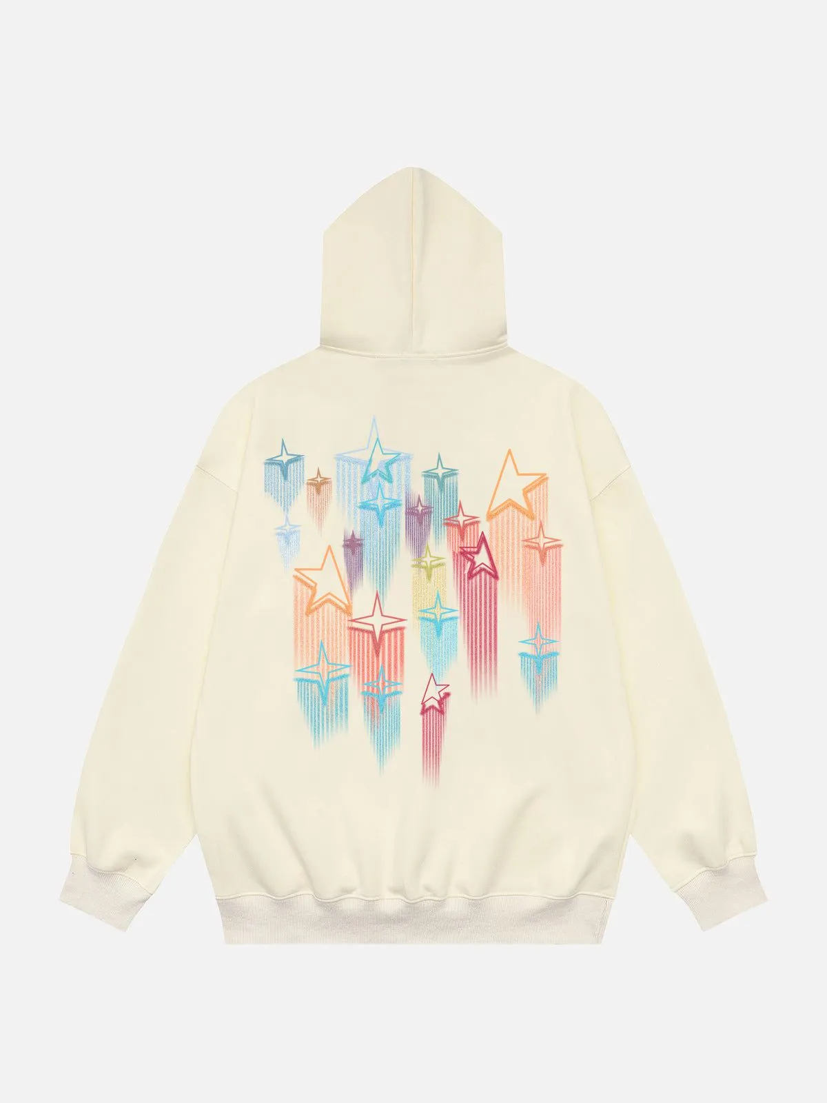 Aelfric Eden Star Embroidery Graffiti Pullover Hoodie sold by Aelfric Eden product image thumbnail 2