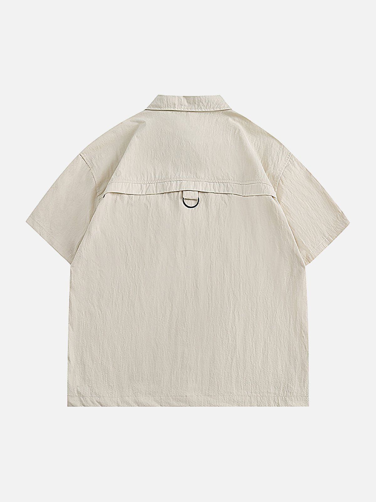 Aelfric Eden Vintage Slant Pocket Solid Short Sleeve Shirts sold by Aelfric Eden product image thumbnail 2