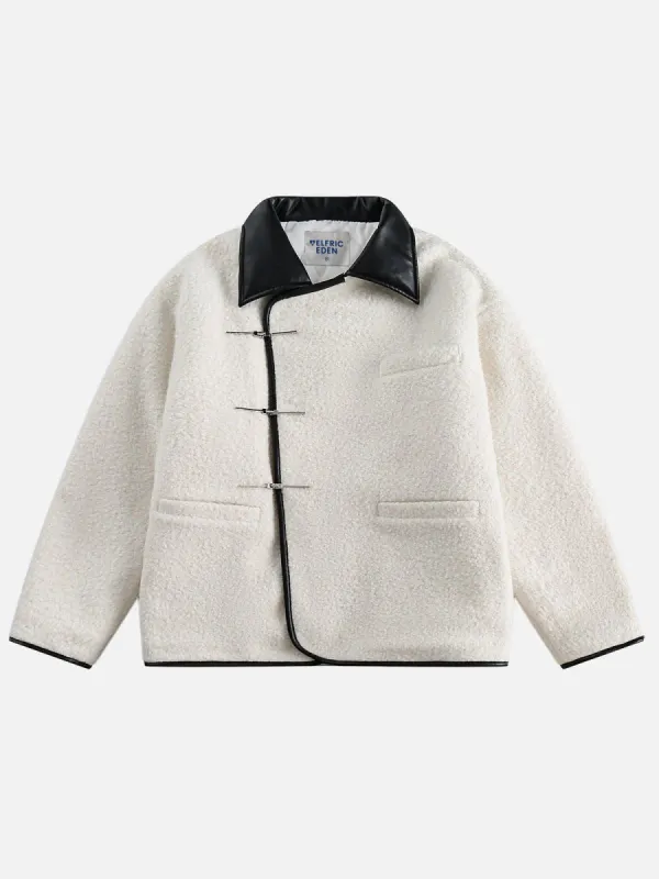 Aelfric Eden Metal Buckle Sherpa Coat sold by Aelfric Eden