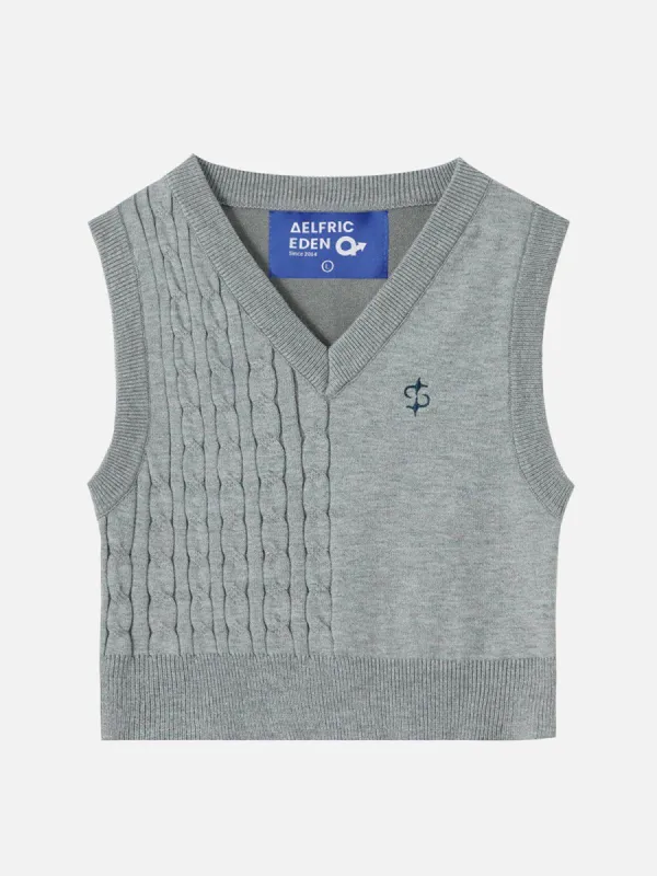 Knitting Patchwork Sweater Vest sold by Aelfric Eden