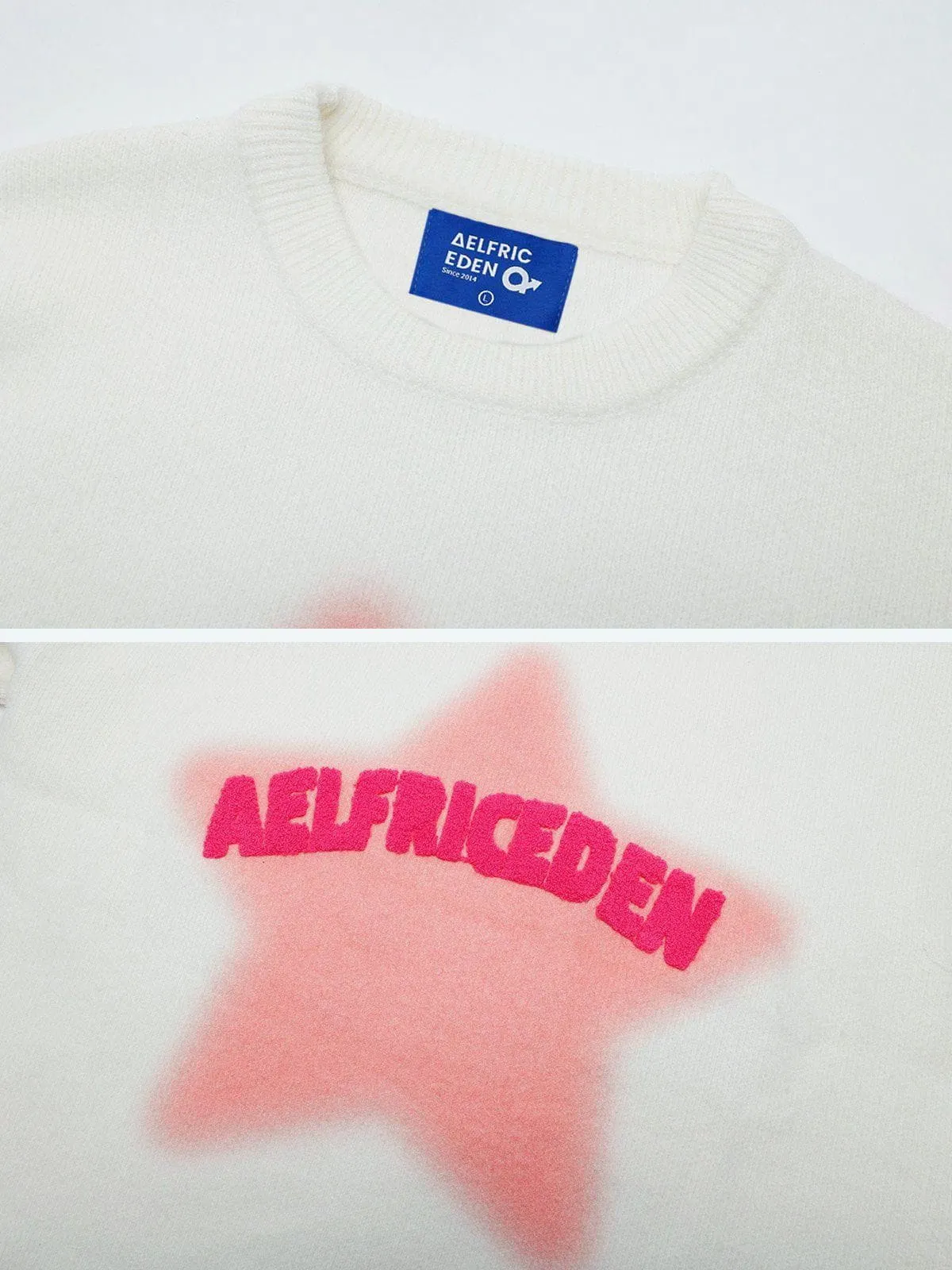 Aelfric Eden Flocking Star Graphic Sweater sold by Aelfric Eden product image thumbnail 5