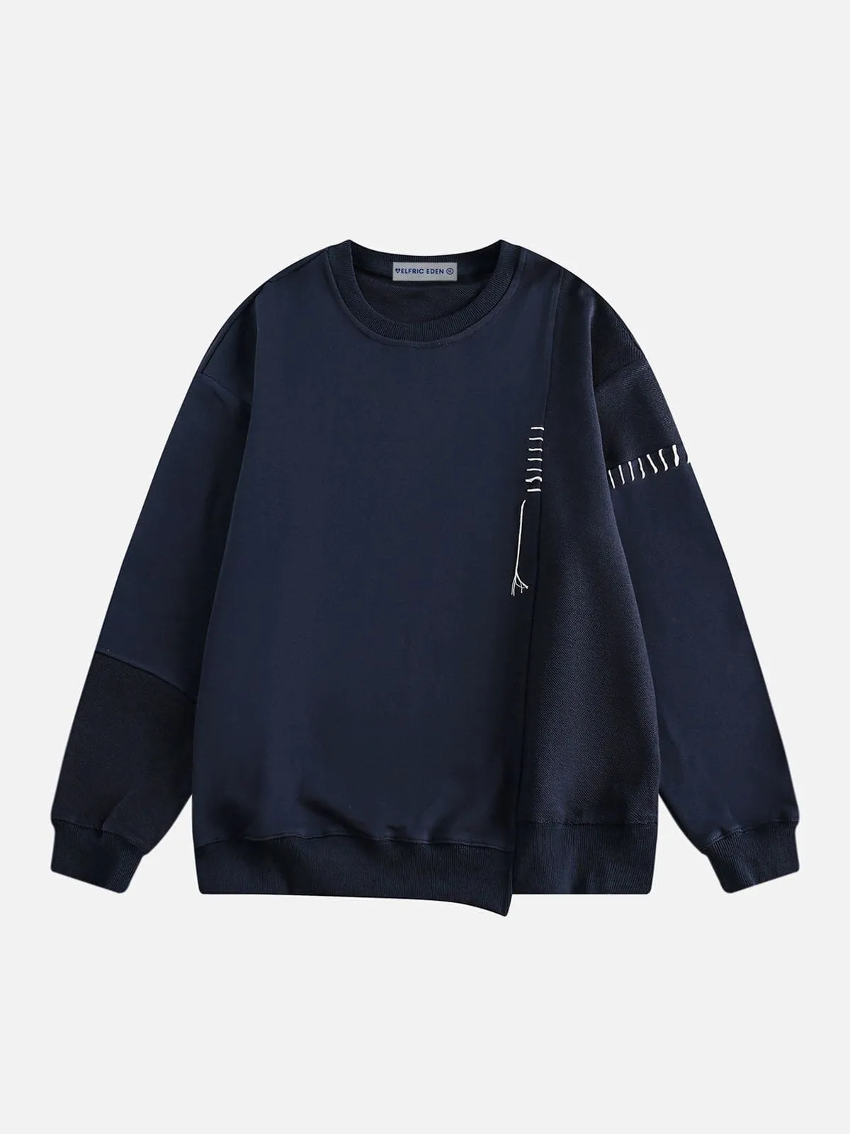 Aelfric Eden Asymmetrical Patchwork Sweatshirt sold by Aelfric Eden product image thumbnail 2