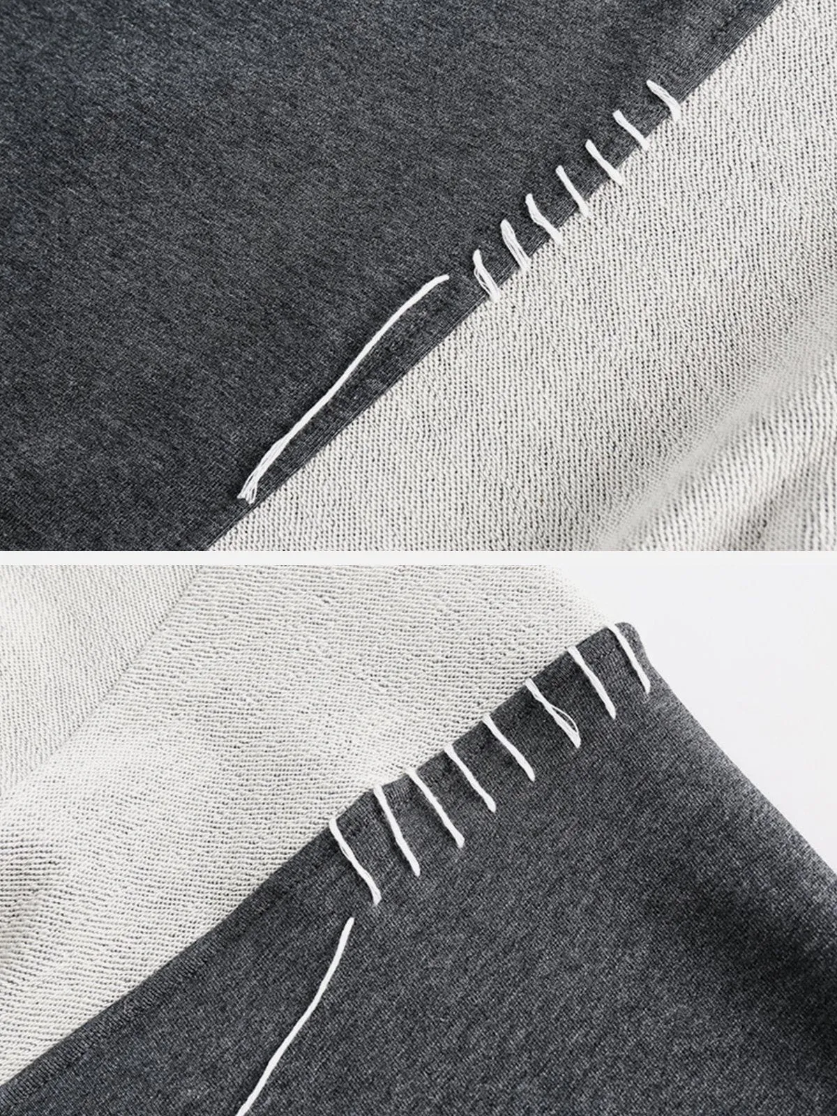 Aelfric Eden Asymmetrical Patchwork Sweatshirt sold by Aelfric Eden product image thumbnail 4