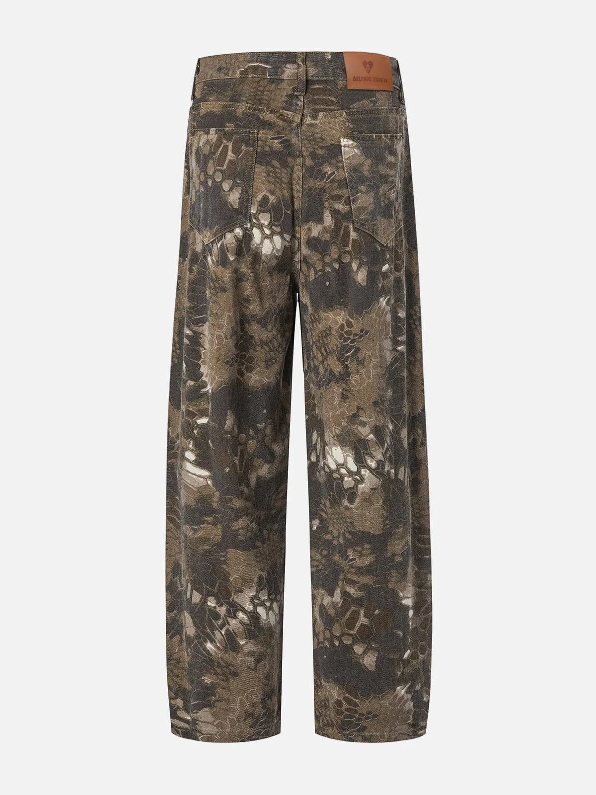 Aelfric Eden Snake Pattern Loose Jeans sold by Aelfric Eden product image thumbnail 3