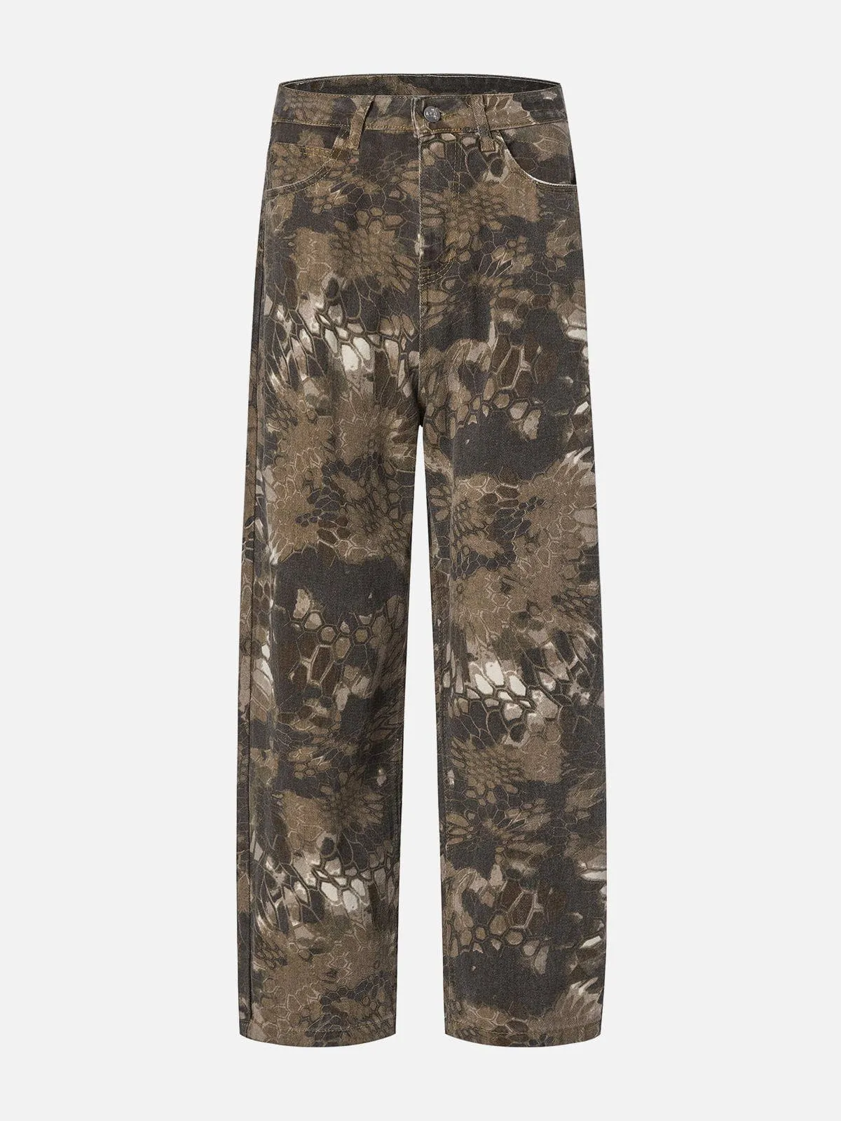 Aelfric Eden Snake Pattern Loose Jeans sold by Aelfric Eden