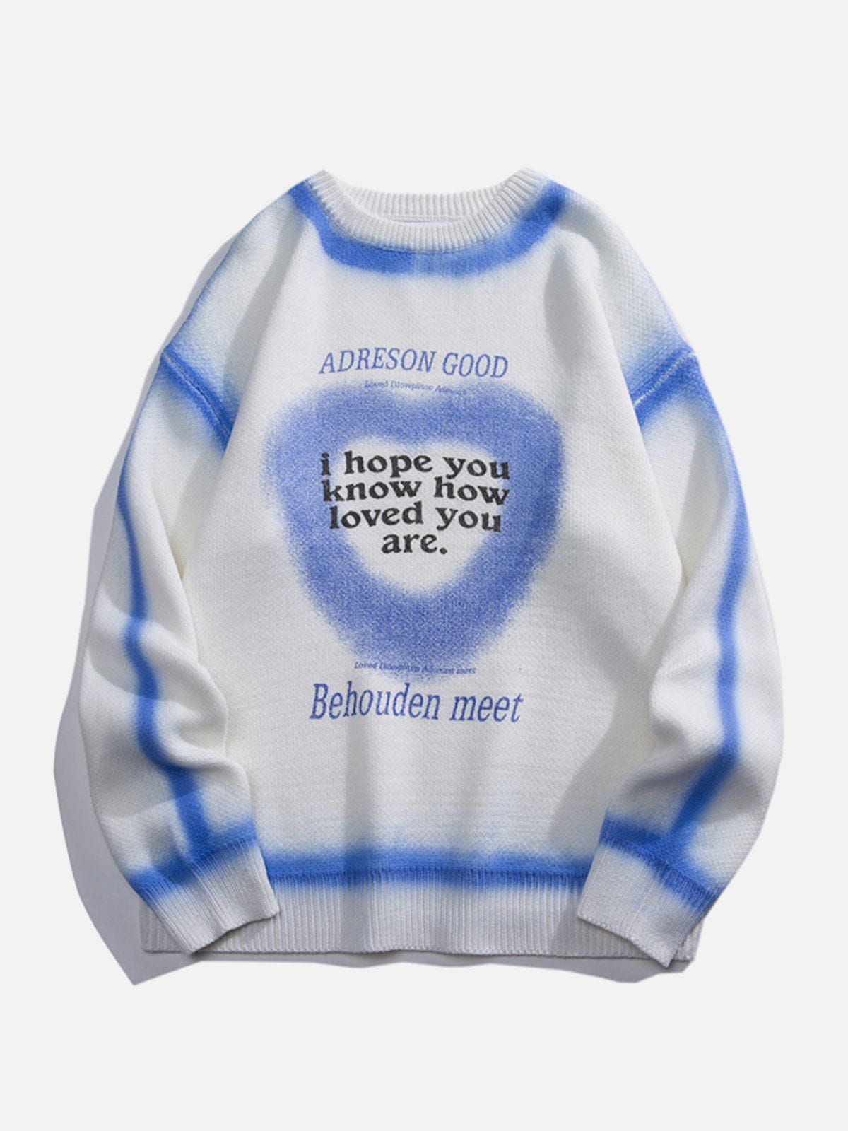 Aelfric Eden Tie Dye Heart Sweater sold by Aelfric Eden product image thumbnail 3