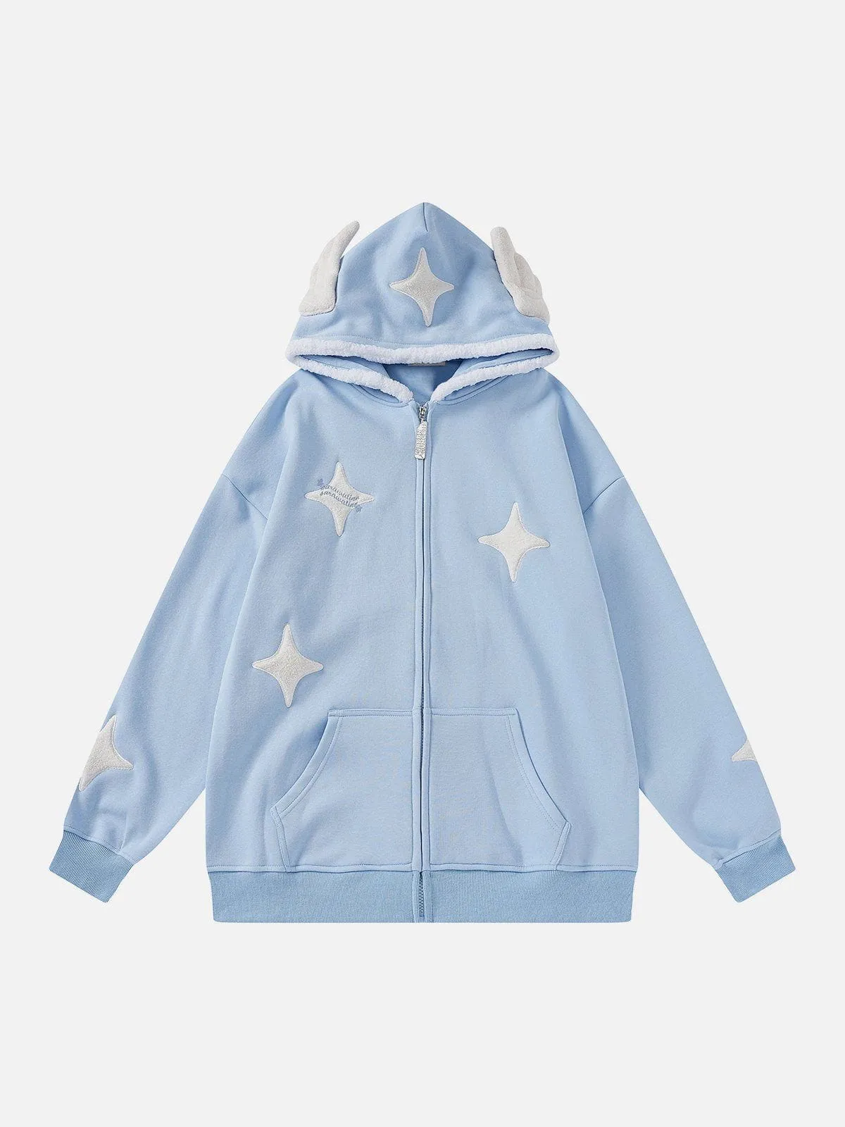 Aelfric Eden Star Flocking Hoodie sold by Aelfric Eden product image thumbnail 3
