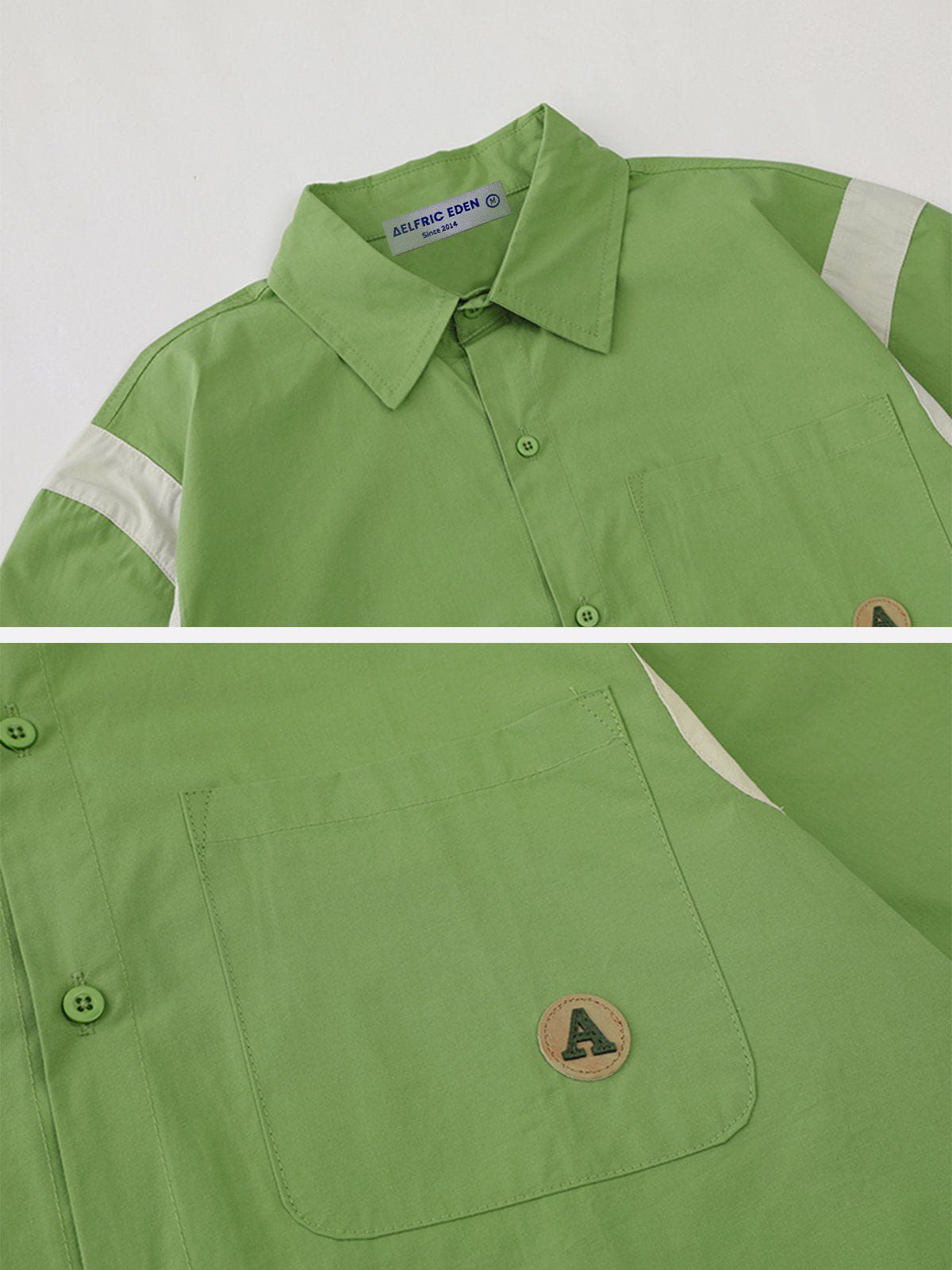 Aelfric Eden Color Blocking Short Sleeve Shirts sold by Aelfric Eden product image thumbnail 3