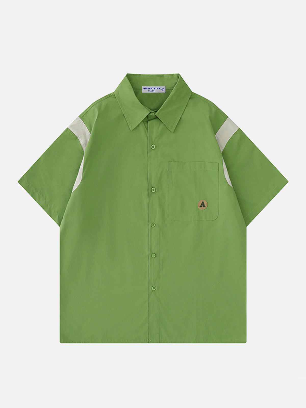 Aelfric Eden Color Blocking Short Sleeve Shirts sold by Aelfric Eden
