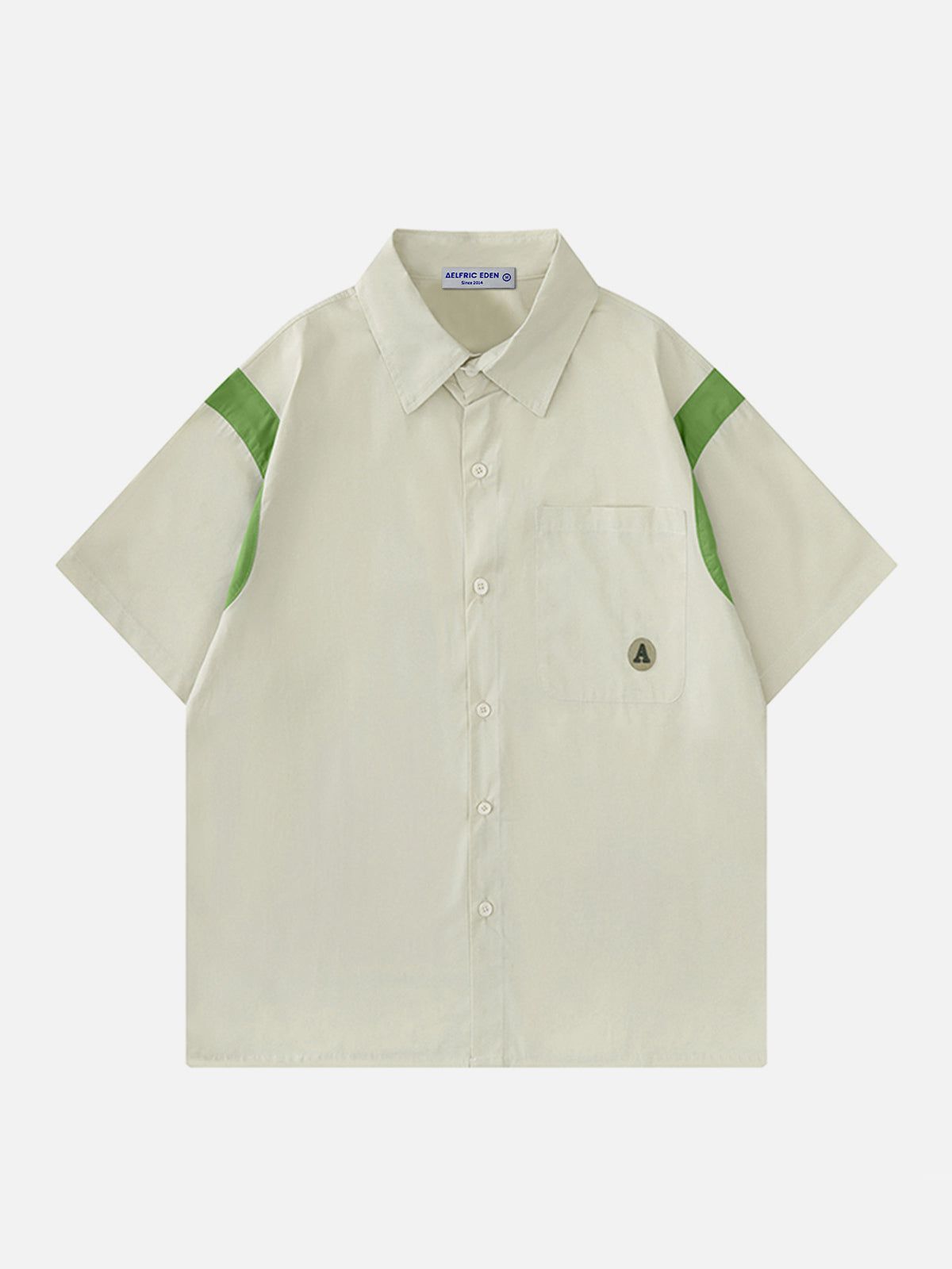 Aelfric Eden Color Blocking Short Sleeve Shirts sold by Aelfric Eden product image thumbnail 2