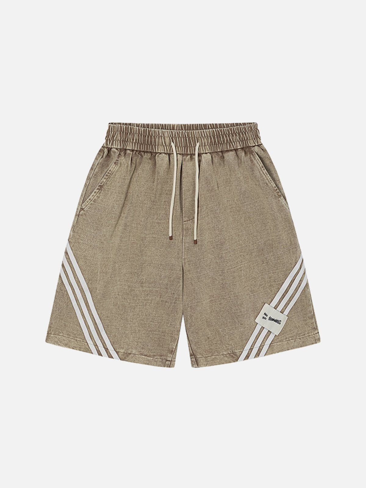 Aelfric Eden Stripe Washed Shorts sold by Aelfric Eden product image thumbnail 4