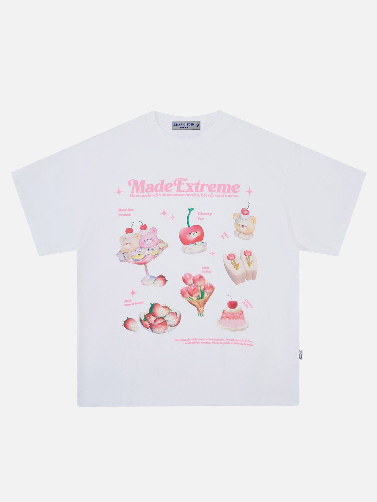 Aelfric Eden Cute Food Print Tee sold by Aelfric Eden