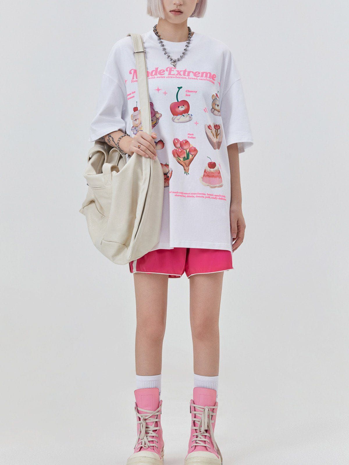 Aelfric Eden Cute Food Print Tee sold by Aelfric Eden product image thumbnail 2