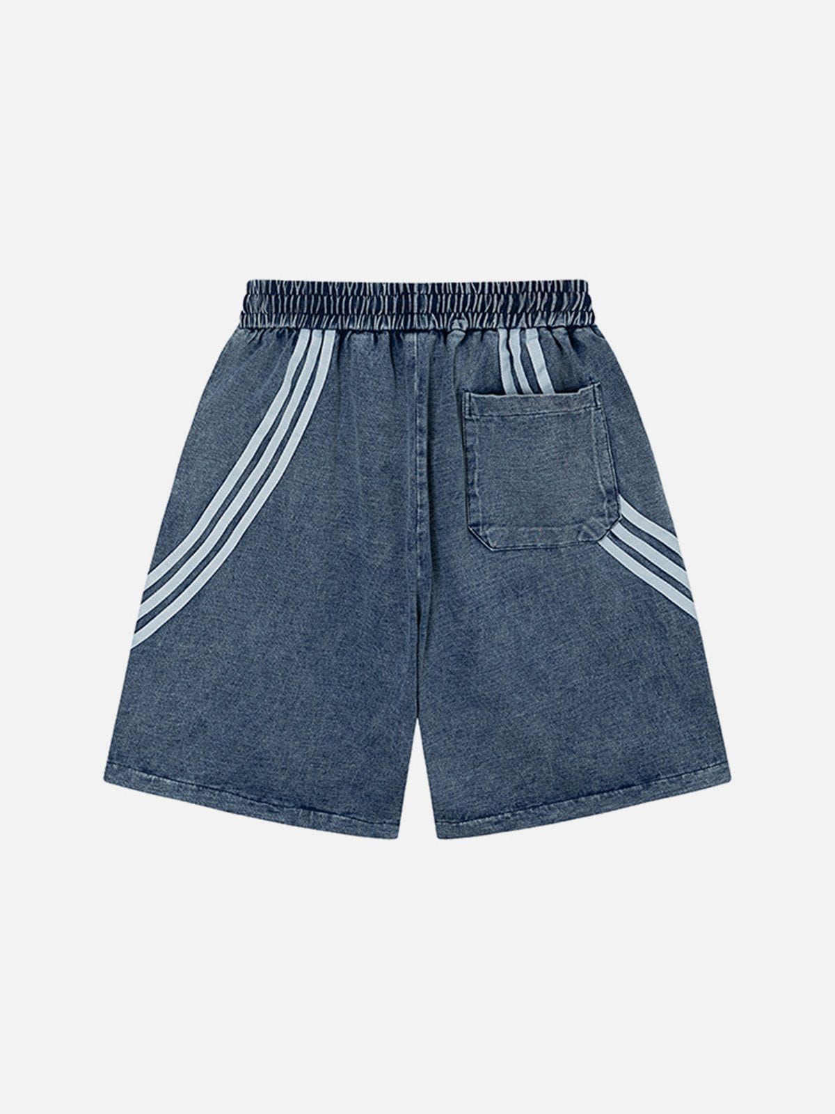 Aelfric Eden Stripe Washed Shorts sold by Aelfric Eden product image thumbnail 5