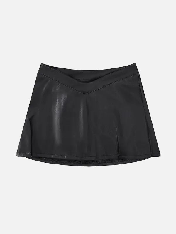 Solid Zip Up Skirt sold by Aelfric Eden
