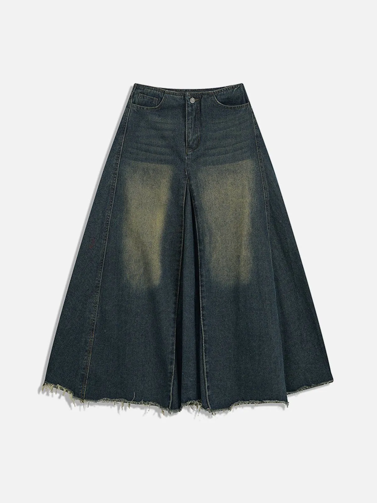 Aelfric Eden Slit Washed Denim Skirt sold by Aelfric Eden
