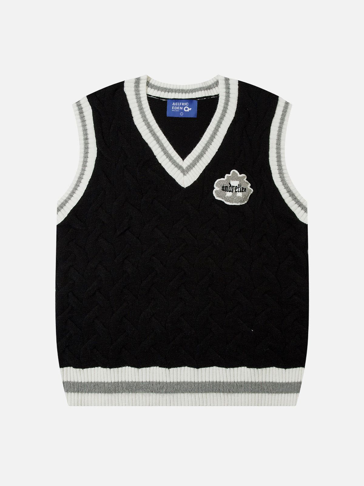 Aelfric Eden Knitting Texture Sweater Vest sold by Aelfric Eden product image thumbnail 2
