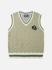 Aelfric Eden Knitting Texture Sweater Vest sold by Aelfric Eden