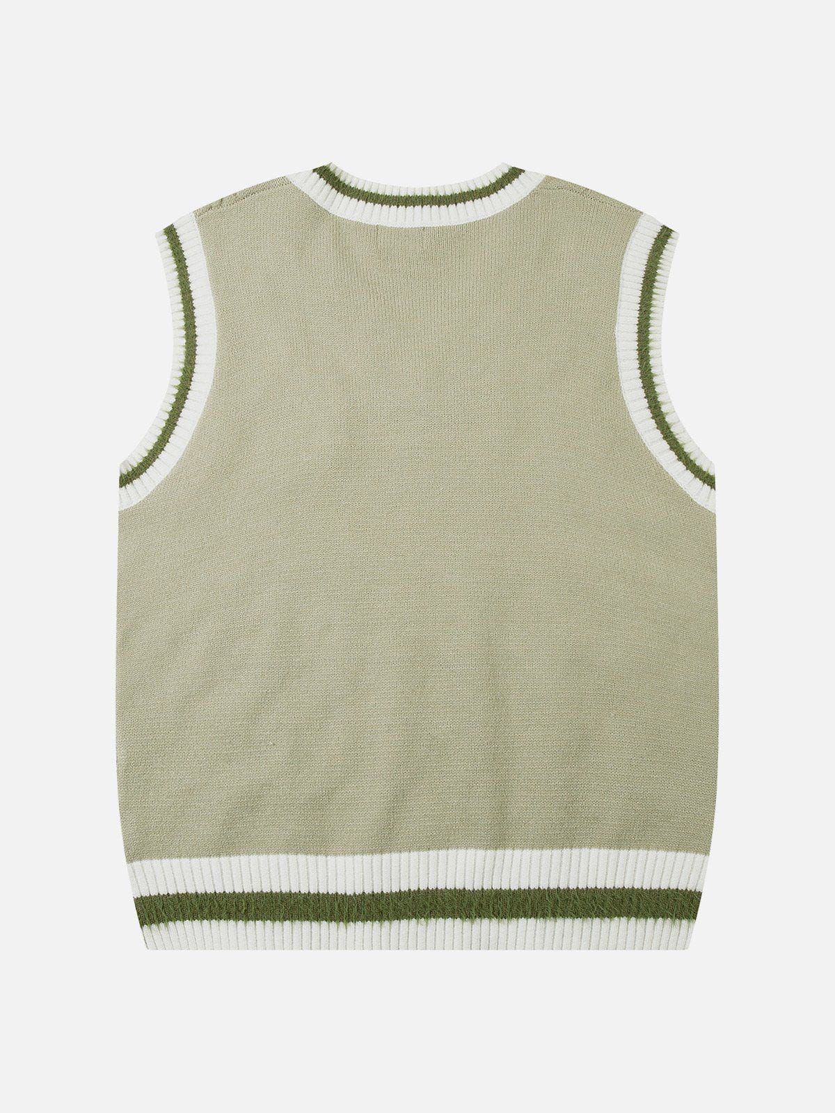Aelfric Eden Knitting Texture Sweater Vest sold by Aelfric Eden product image thumbnail 3
