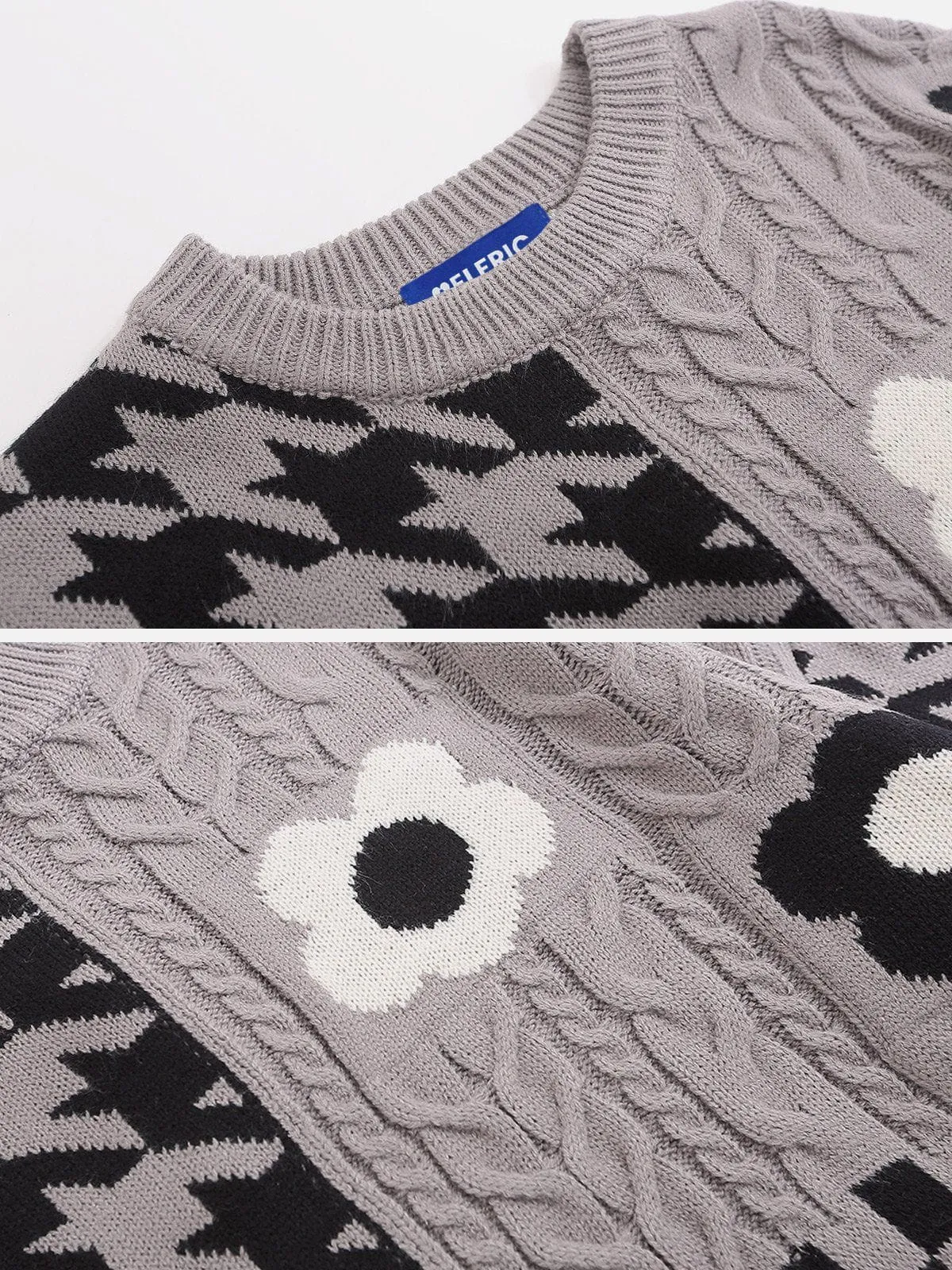 Aelfric Eden Plaid Patchwork Sweater sold by Aelfric Eden product image thumbnail 4