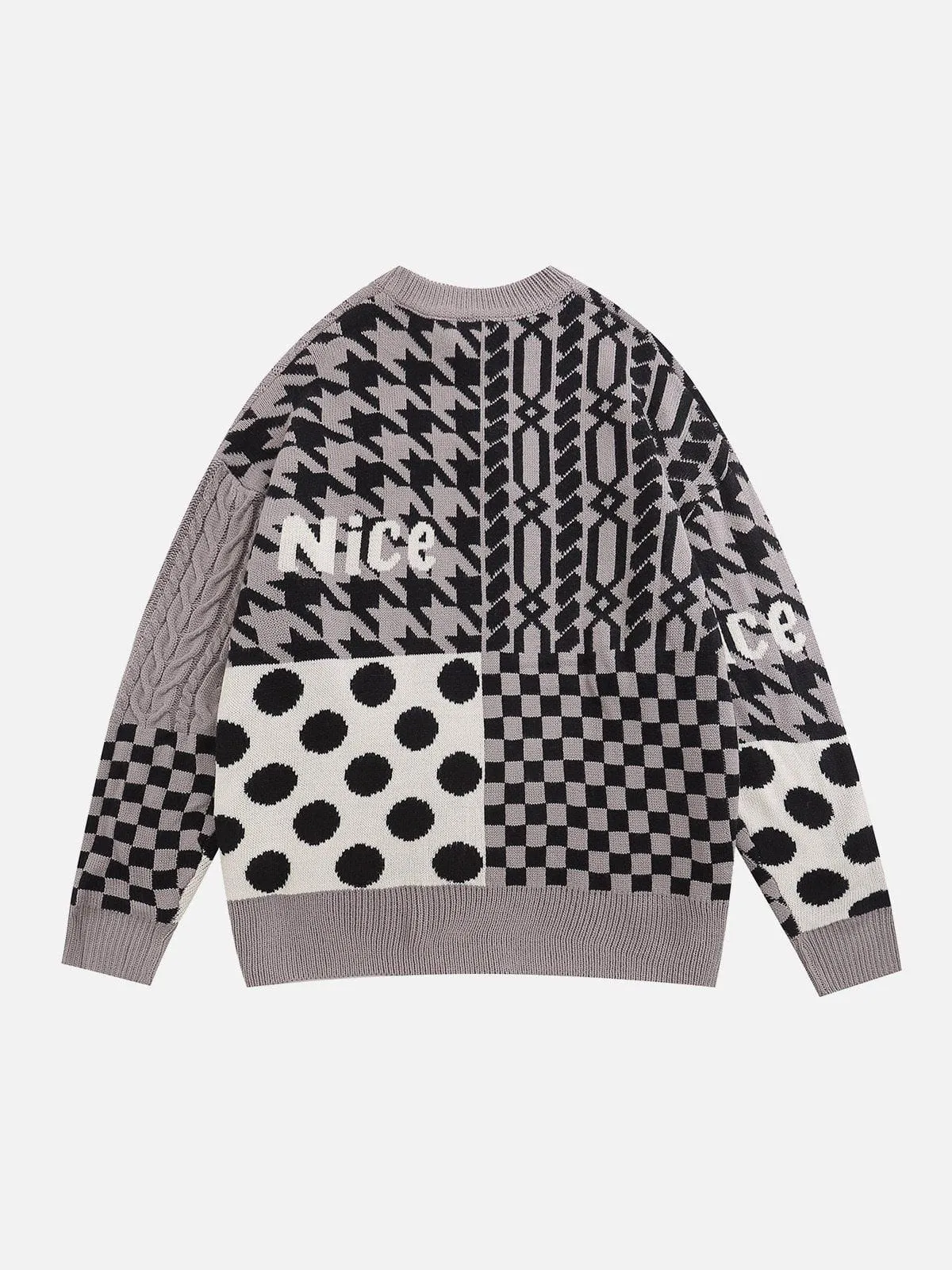 Aelfric Eden Plaid Patchwork Sweater sold by Aelfric Eden product image thumbnail 3