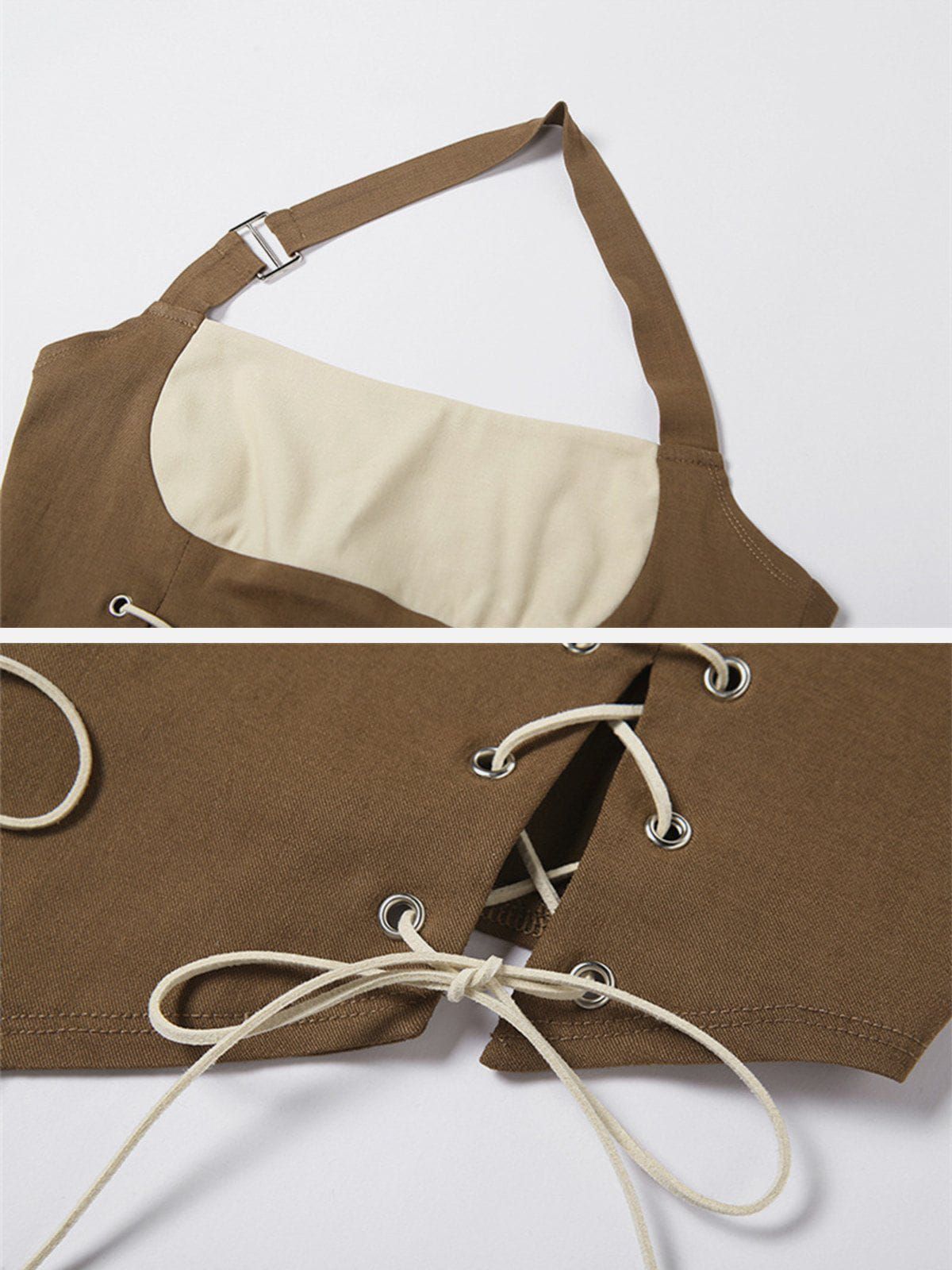 Aelfric Eden Contrast Slim Halter Cami Top sold by Aelfric Eden product image thumbnail 2