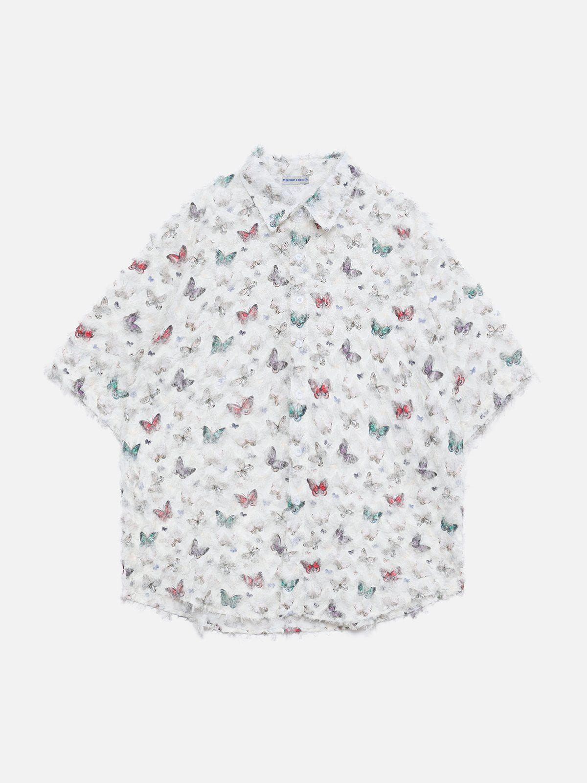 Aelfric Eden Fringe Butterfly Short Sleeve Shirt sold by Aelfric Eden product image thumbnail 2