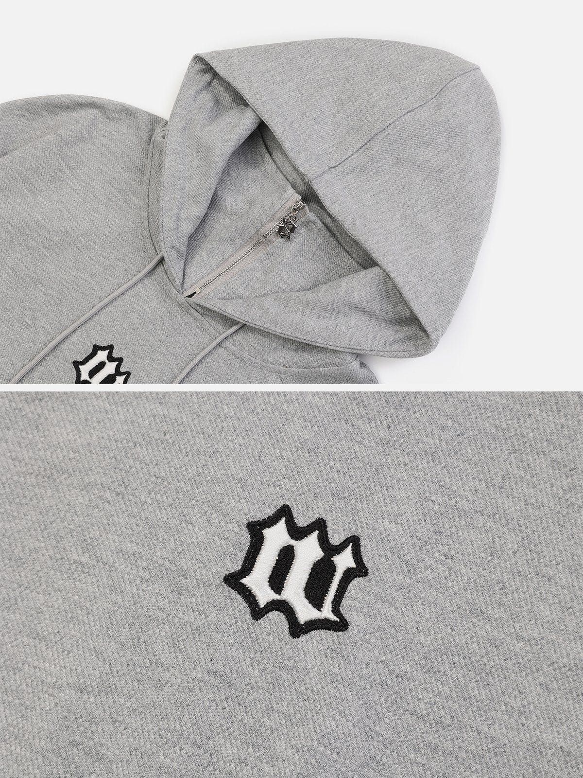 Aelfric Eden Embroidery Gothic Letter Hoodie sold by Aelfric Eden product image thumbnail 6