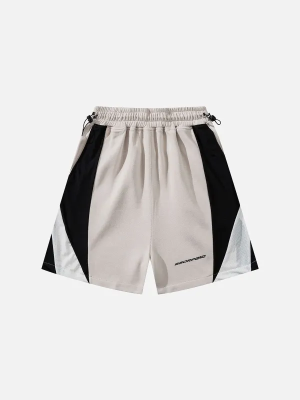 Aelfric Eden Color Contrast Patchwork Shorts sold by Aelfric Eden